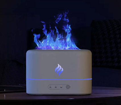 Difusor Ultrasónico Llama 7 Colores | Humidificador Aromaterapia