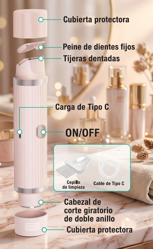 Depiladora portátil con doble cabezal