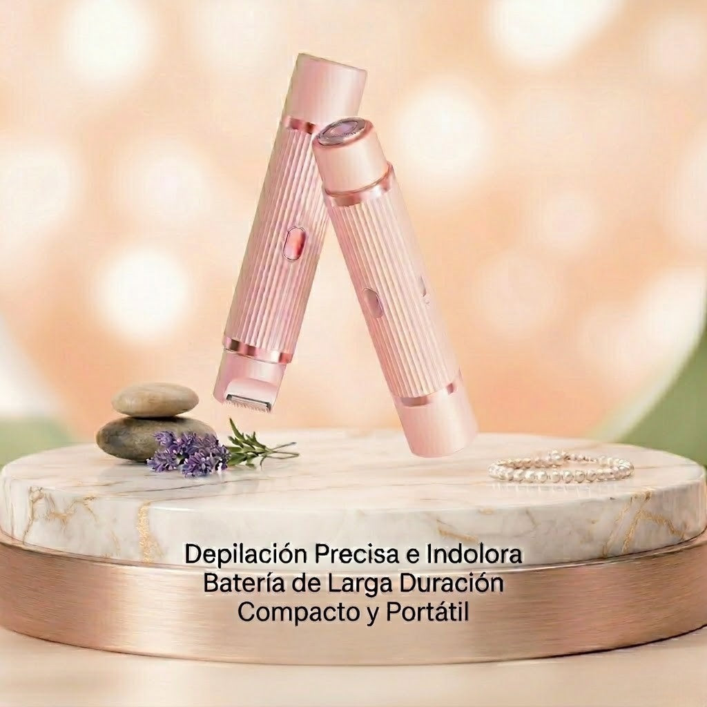 Depiladora portátil con doble cabezal