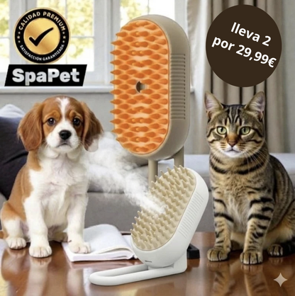 SpaPet™ – Cepillo VaporCare Mascotas-2 unidades-